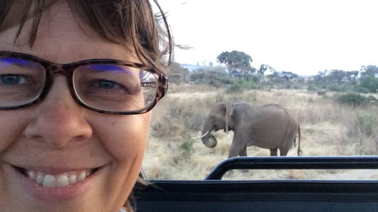 Jackie Beck says a vision board helped her realize a dream trip to Africa.
