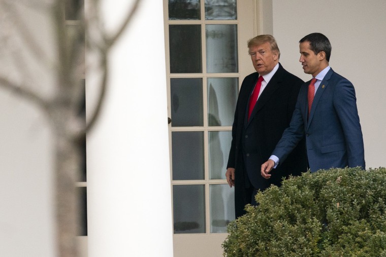 Image: Donald Trump, Juan Guaido