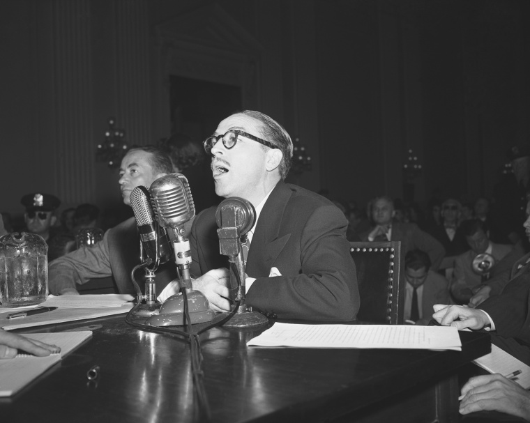 Image: Dalton Trumbo at House hearings