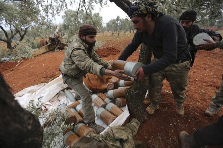 Image: Syrian rebel fighters