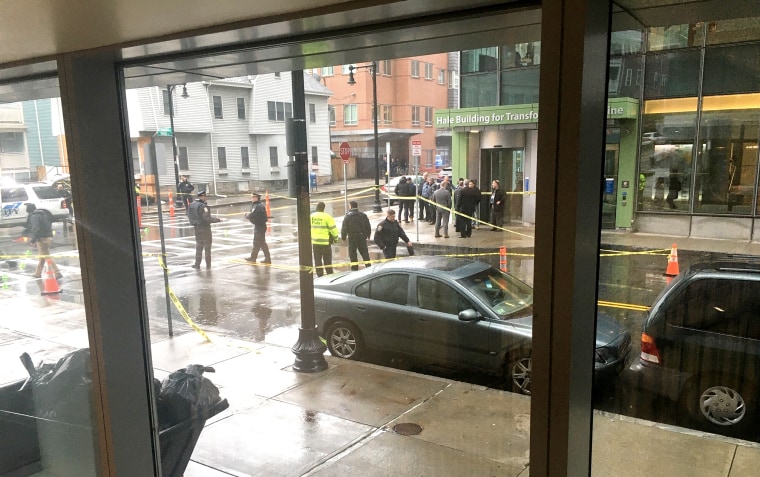 Police are responding to a report of a shooting near Brigham and Women's Hospital in Boston on Friday morning.