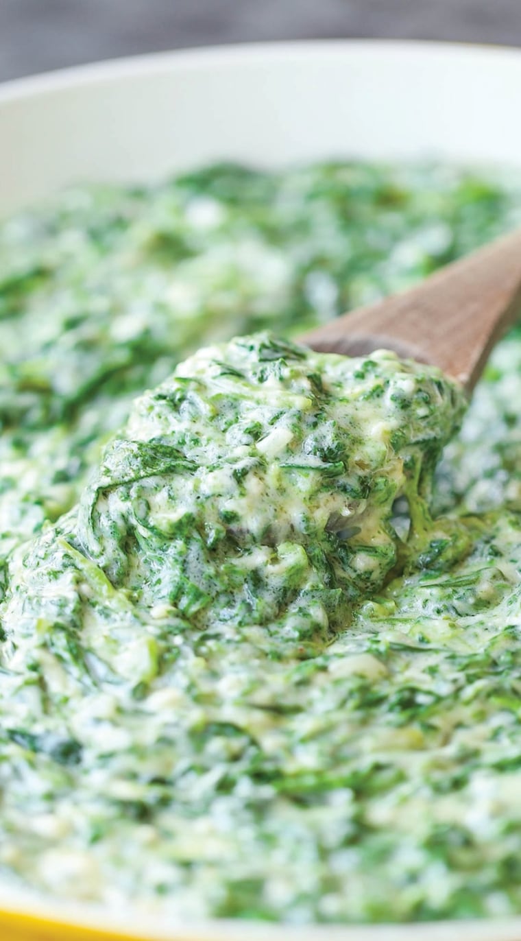 Easy Creamed Spinach