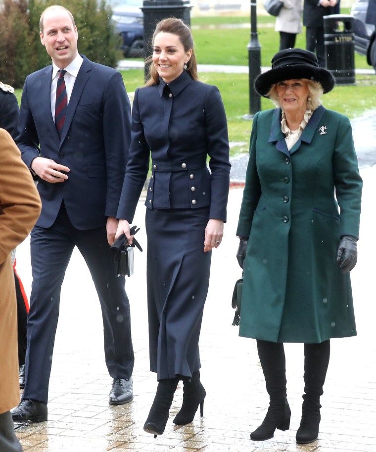 Kate Middleton, Prince William, Prince Charles, Camilla, Duchess of Cornwall, visit Loughborough
