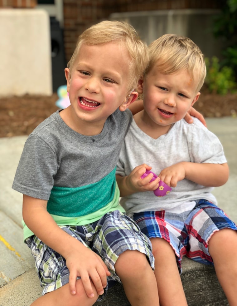 In some ways, having children who have gone through the same treatment adds some familiarity to hearing the diagnosis of retinoblastoma. Still, Angie and Aaron Rush experienced the same overwhelming emotions each time their sons were diagnosed with cancer. 