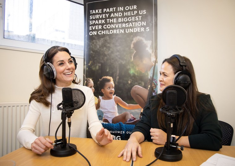 It was the duchess's first podcast interview.