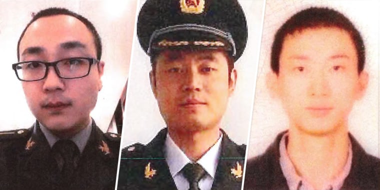 Xu Ke, Wu Zhiyong and Wang Qian