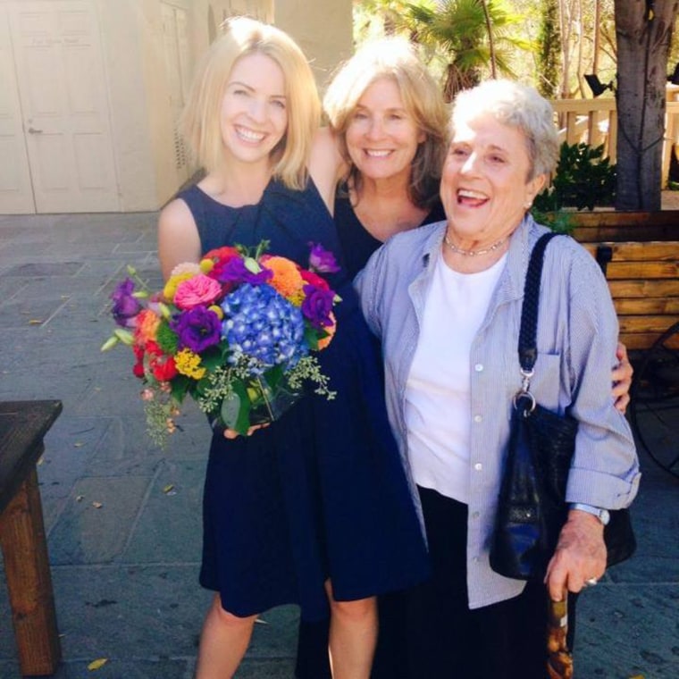 Three generations of beautiful ladies.