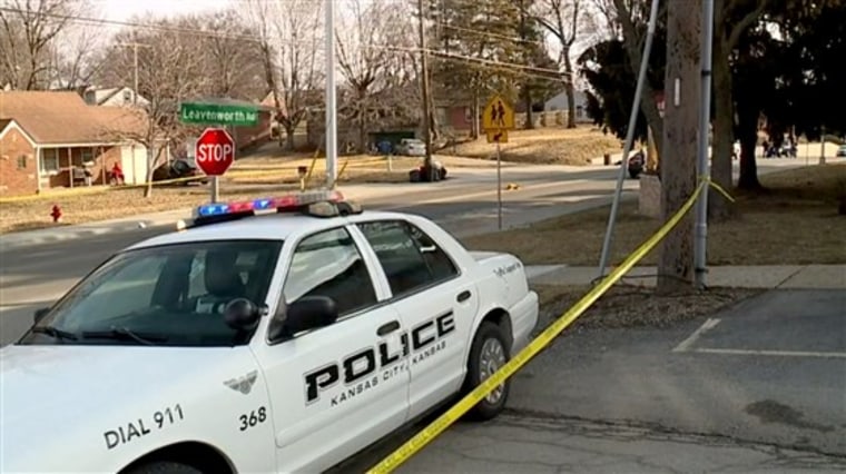 A crossing guard was struck and killed while directing traffic outside a school in Kansas City, Kansas, on Feb. 18, 2020.