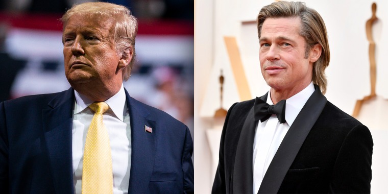 President Trump responded to comments made by Brad Pitt in his acceptance speech for Best Supporting Actor at this month's Oscars. 