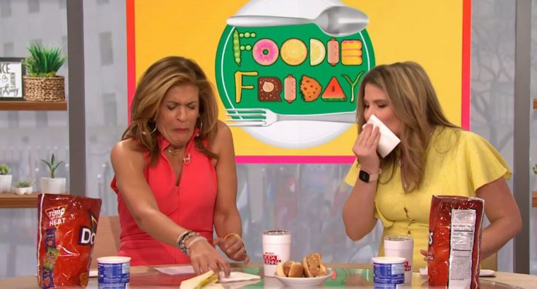 Some people swear by peanut butter on hot dogs. Hoda and Jenna do not.