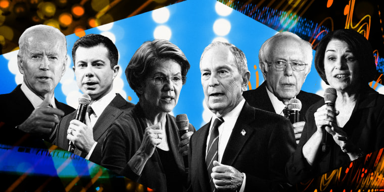 Image: NBC News and MSNBC will host a Democratic primary presidential debate in Las Vegas on Feb. 19, 2020.