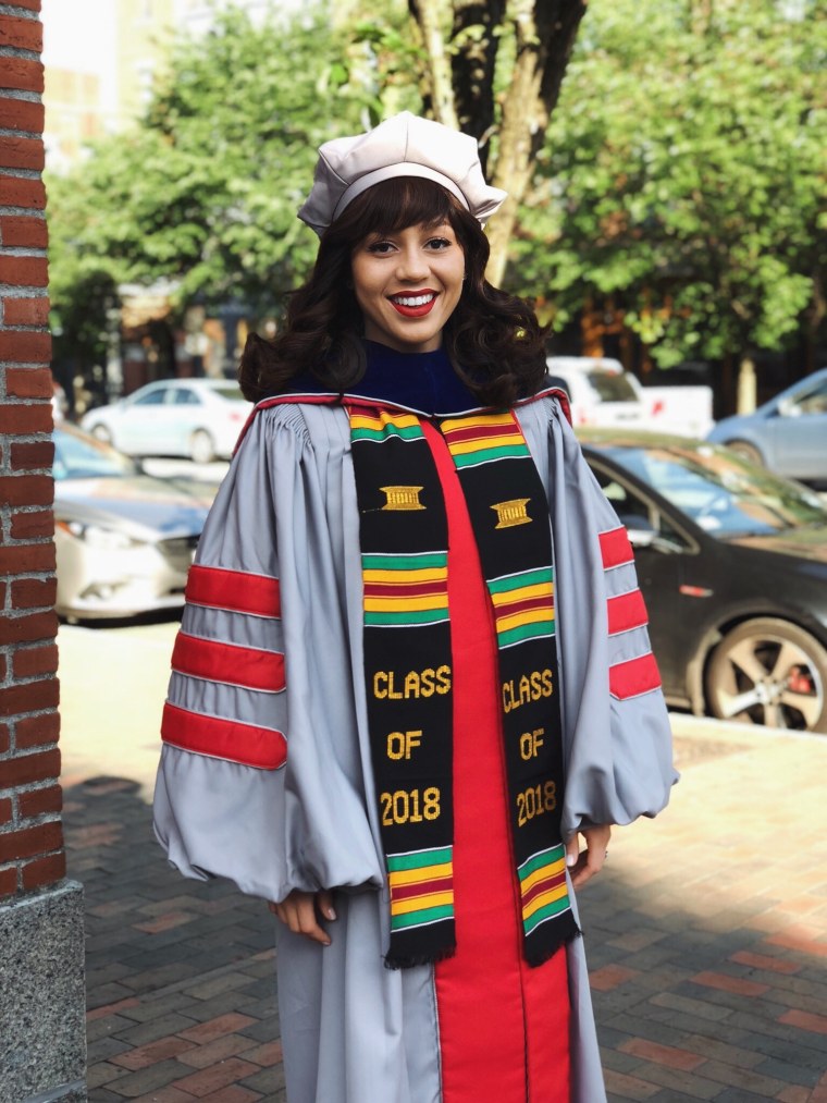 Mareena Robinson Snowden at her graduation.