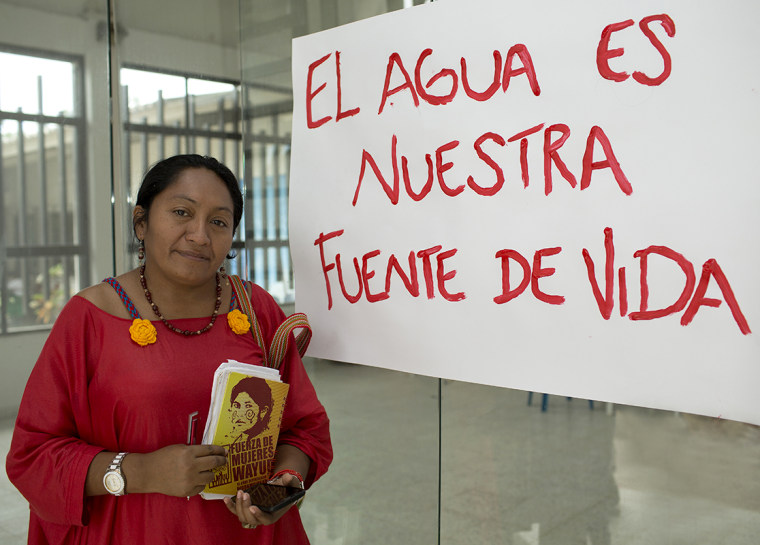 Image: Jakeline Romero, an indigenous rights activist.