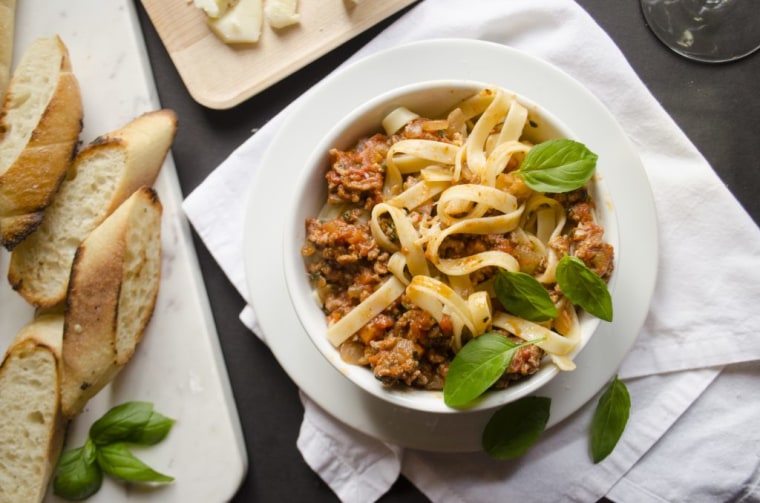 A simple Bolognese sauce is every Italian’s favorite use for ground beef, says Giada De Laurentiis.
