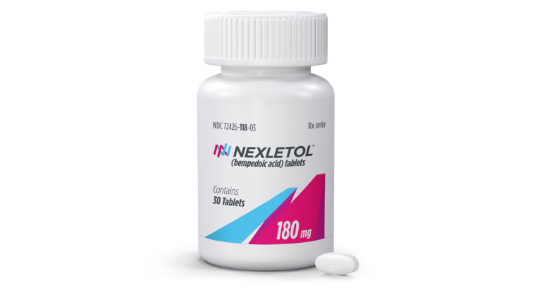 The cholesterol-lowering drug Nexletol made by Esperion Therapeutics Inc.