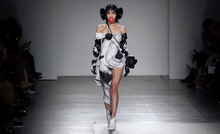 Image: Fashion Institute Of Technology's Fine Art Of Fashion And Technology Show