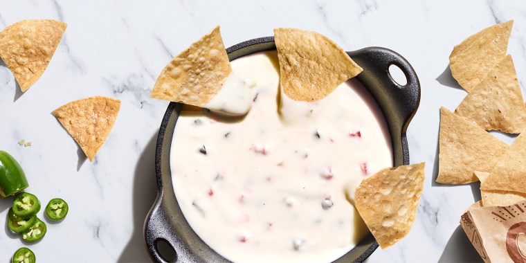 Chipotle's new Queso Blanco is made with 13 ingredients, including Monterey Jack cheese. 