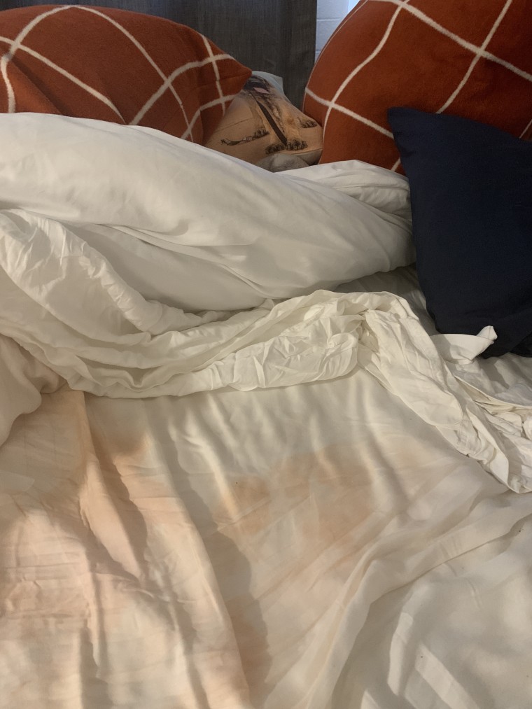 There was definitely some orange in my sheets the morning after