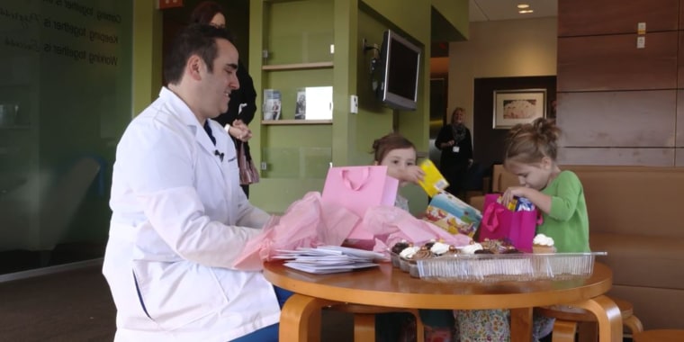 Dr. Eric Grossman, Chloe Davidson and Joelle Davidson all share the same rare birthday. 