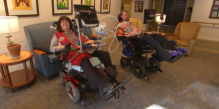 In the high-tech smart home, Steve Saling lives with 30 individuals who have ALS. 