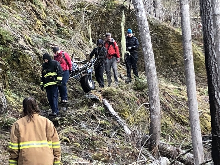 Image: Hiker trail rescue