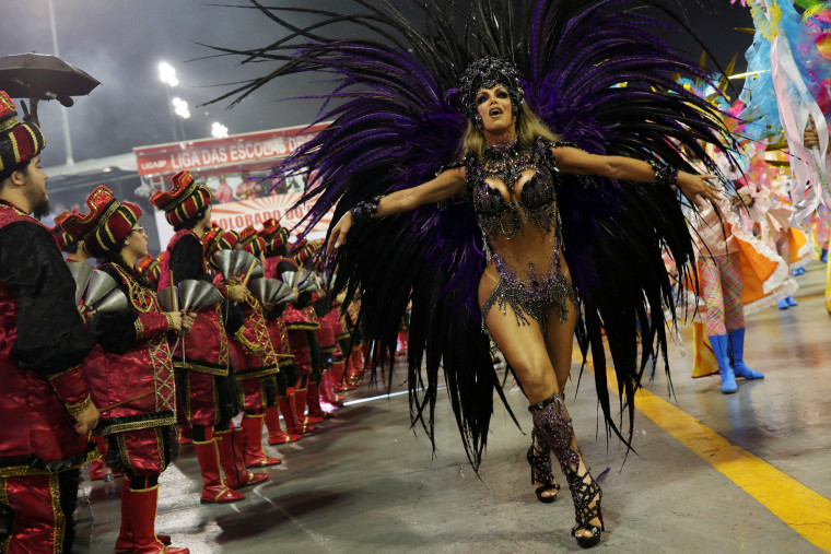 Brazilian transgender dancer shatters Carnival parade taboo - The San Diego  Union-Tribune