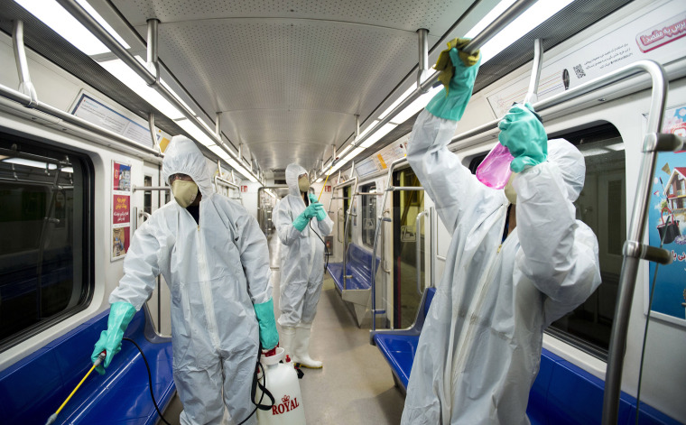 Image: Subway train in Tehran