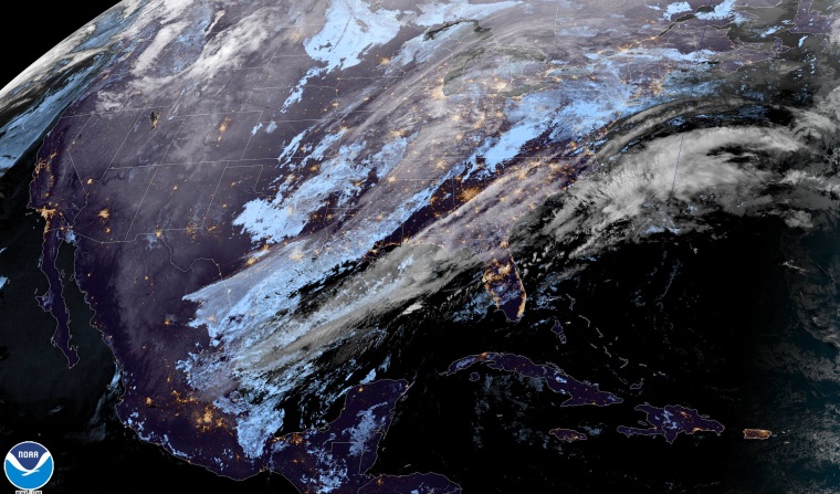 Image: The weather over the United States on Feb. 26, 2020.