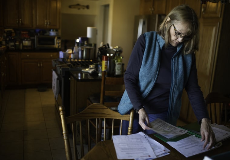 Image: Robin Andrews' at her apartment in Pedricktown, N.J.