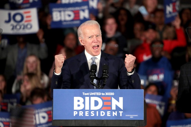 Image: Democratic Presidential Candidate Joe Biden Holds South Carolina Primary Night Event In Columbia