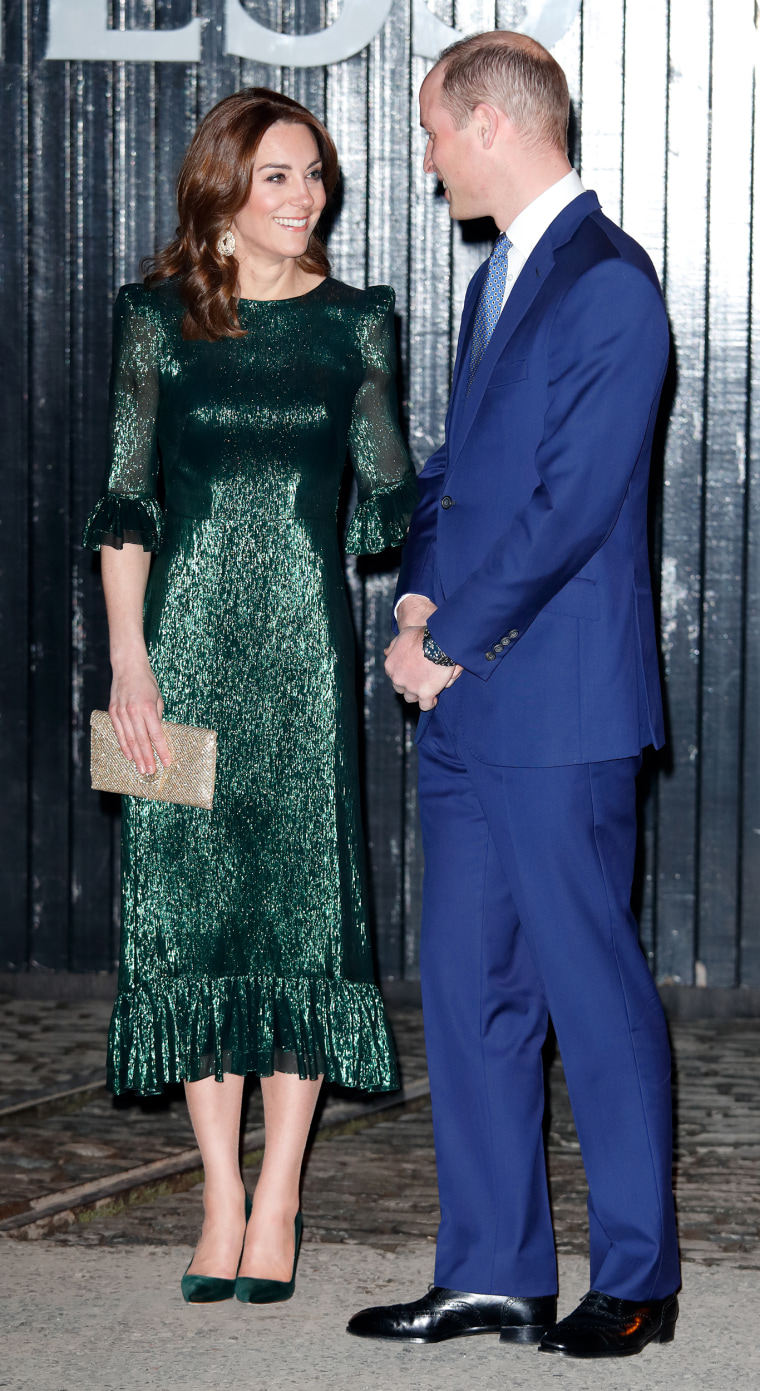 Kate Middleton Vampire's Wife green sequin dress