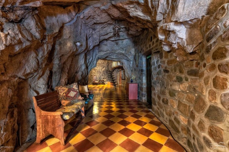 This cave house is literally carved into a mountain — and it’s for sale!