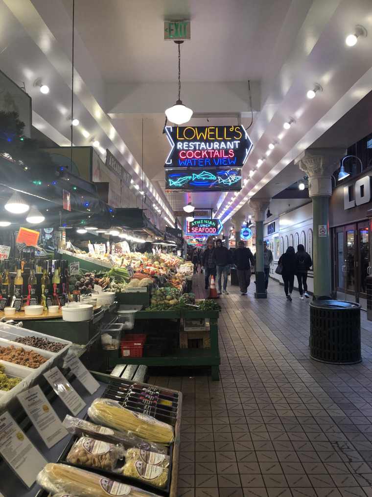 Seattle’s iconic Pike Place Market is a ghost town due to the coronavirus.