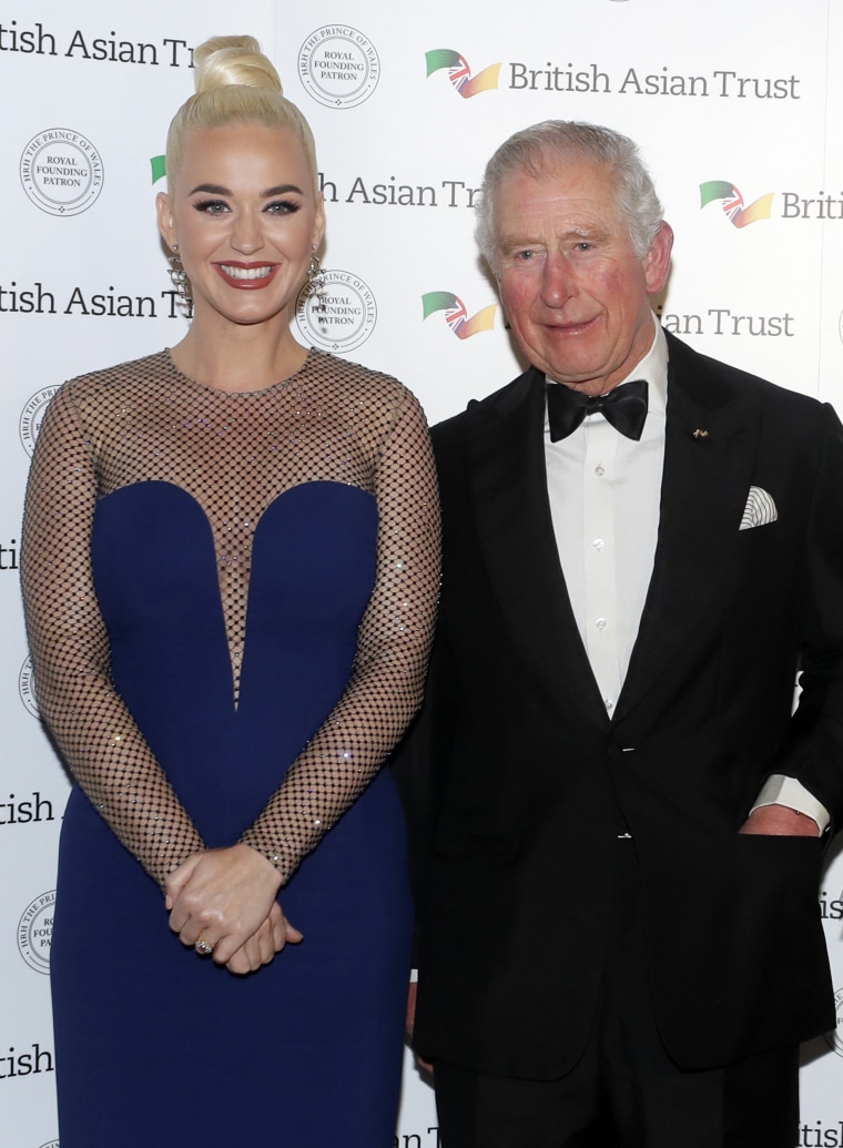 Katy Perry Prince Charles, British Asian Trust