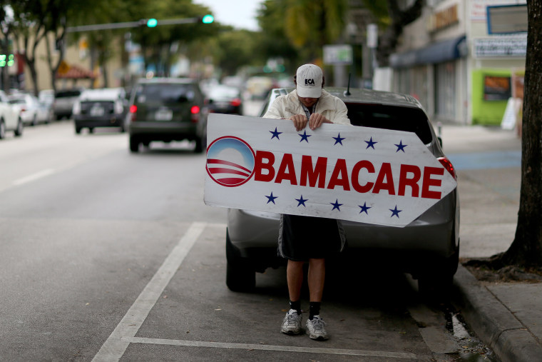 Image: Affordable Care Act supporter