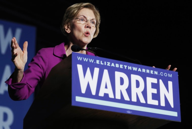 Image: Democratic Presidential Candidate Elizabeth Warren Gives Campaign Speech In East Los Angeles Day Before Super Tuesday