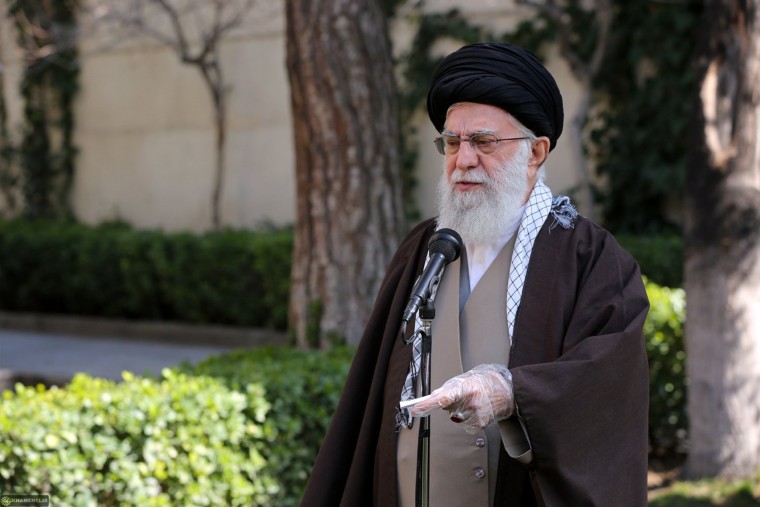 Image: Iran's Supreme Leader Ayatollah Ali Khamenei speaking in the capital Tehran