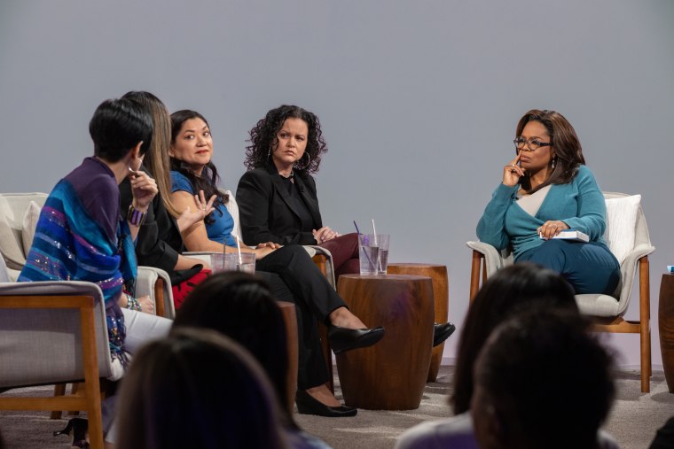 Jeanine Cummins and Oprah are joined by authors Reyna Grande, Julissa Arce and Esther Cepeda for a raw, revealing conversation about the novel.
