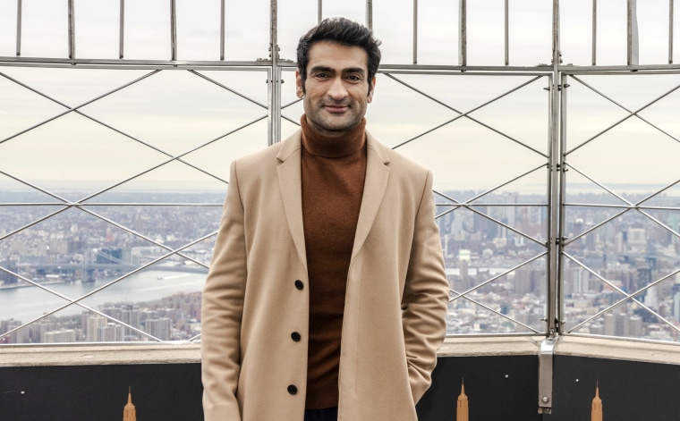 Kumail Nanjiani, executive producer of Little America, at the observatory of the Empire State Building in New York City on Feb. 5, 2020.