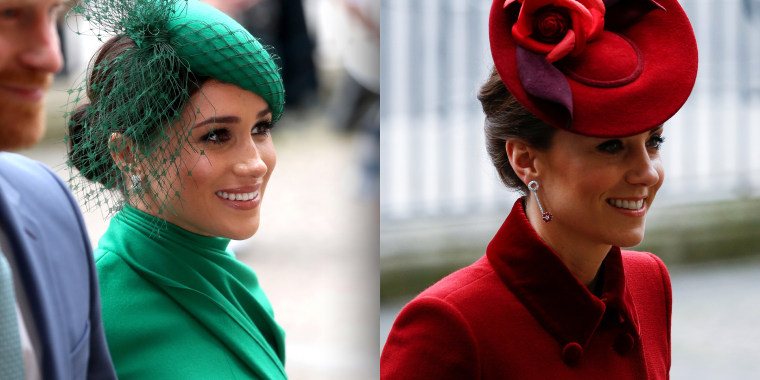 Both duchesses sported stylish ensembles to the annual event.