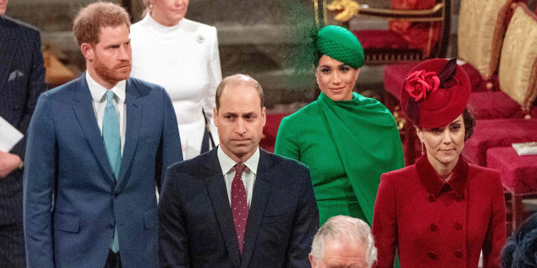 Prince Harry, Meghan Markle, Prince William and Kate Middleton