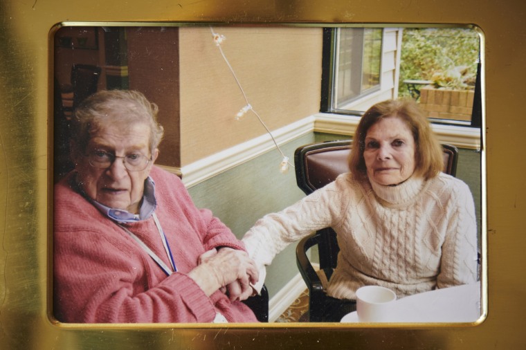 Bonnie Polin usually visits her husband, Gerald, at his nursing home, twice every day.