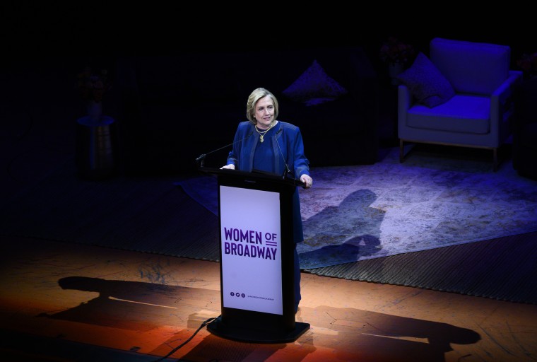 Secretary Hillary Rodham Clinton delivering the Closing Keynote Speech at this year's Women of Broadway 2020.