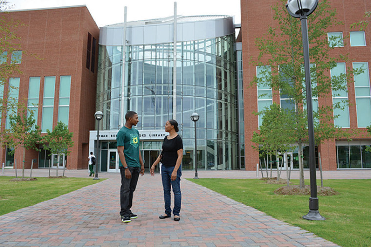 Norfolk State University campus.