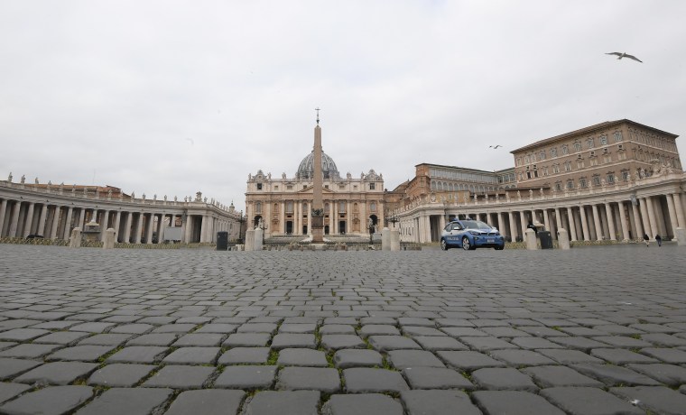 Image: Day four of Italy's nationwide coronavirus lockdown, in Vatican