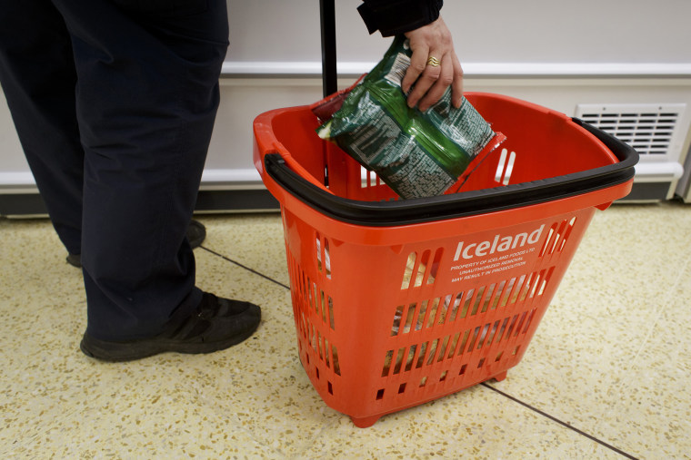 Retail Economy Inside An Iceland Frozen Food Store