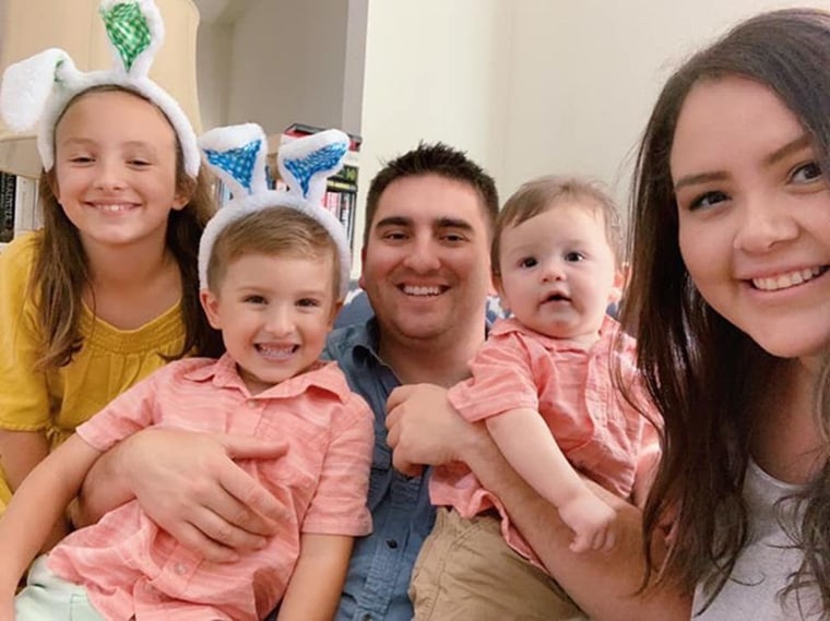 Vanessa and Samuel Ghinea and their kids are maintaining a positive attitude despite mounting cases of COVID-19.