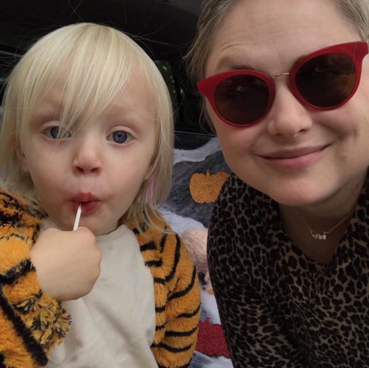 Megan O'Connor and her daughter, Hazel, almost 3.