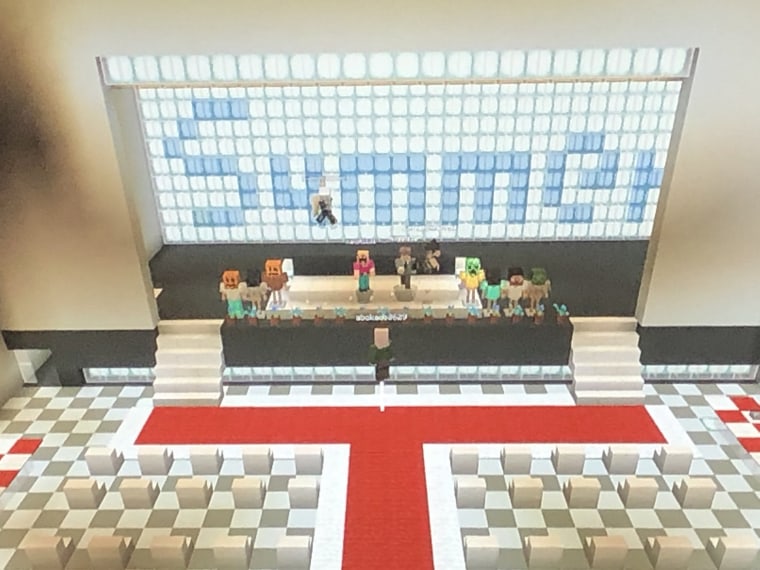 Iyori Kashiwara and his friends created a graduation ceremony in Minecraft, after coronavirus-related school closures caused an abrupt end to his 4th grade school year, which ended in March.