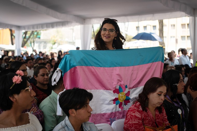 Fernanda Delgado helped 11 people from Zacatecas travel to Mexico City to legally change their gender identity on March 14, 2020.